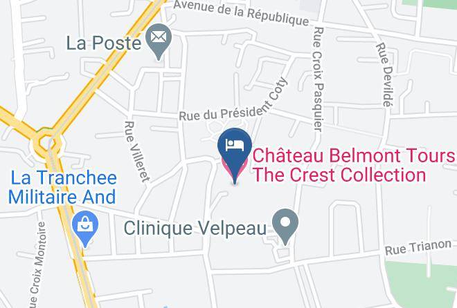 Indre Et Loire - Chateau Belmont Tours The Crest Collection Maps