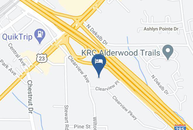 Clarion Hotel & Conference Center North Atlanta Map