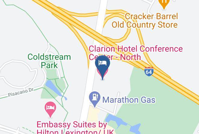 Fayette - Clarion Hotel Conference Center North Lexington Maps