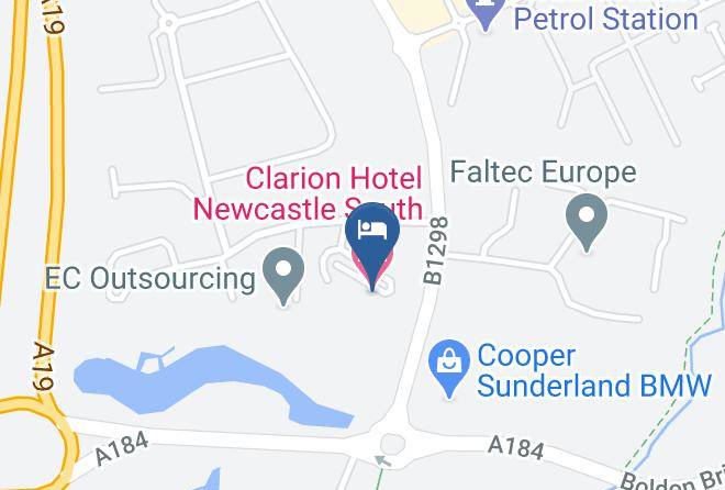 South Tyneside - Clarion Hotel Newcastle South Maps