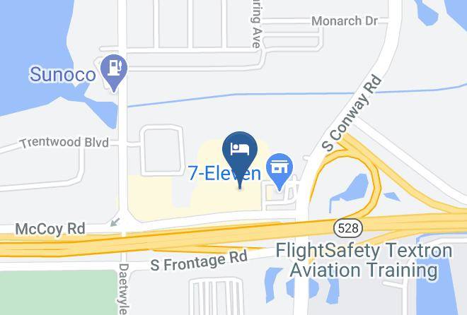 Orange - Clarion Hotel Orlando International Airport Maps