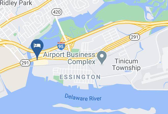 Delaware - Clarion Hotel Philadelphia International Airport Maps