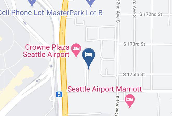 King - Clarion Hotel Seattle Airport Maps