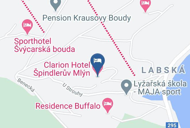 Trutnov - Clarion Hotel Spindleruv Mlyn Maps