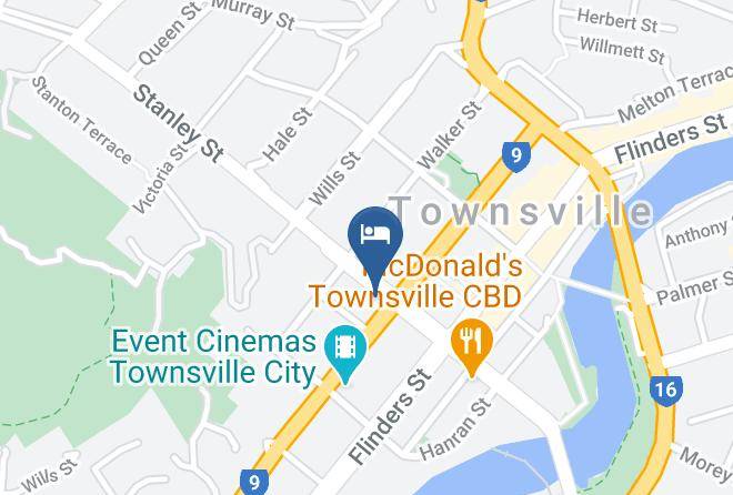 Townsville - Clarion Hotel Townsville Maps