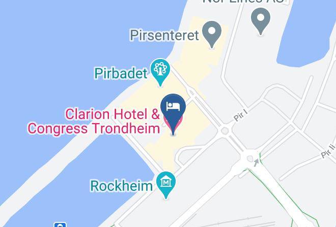 Clarion Hotel Trondheim Map