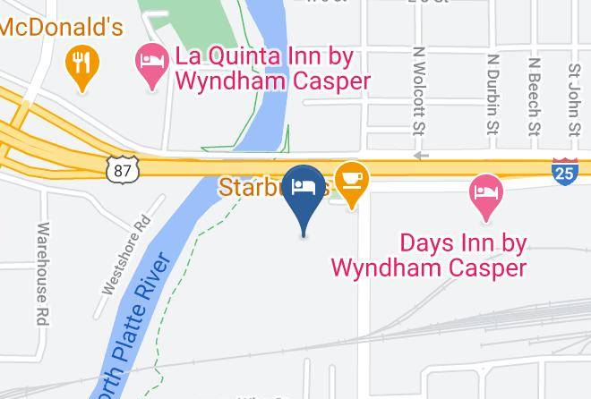 Natrona - Clarion Inn At Platte River Maps