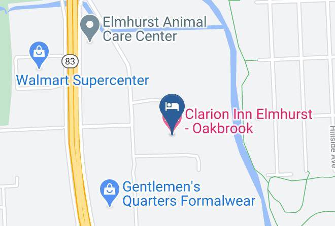 Dupage - Clarion Inn Elmhurst Oakbrook Maps