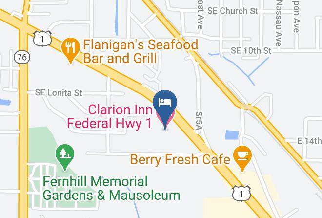 Martin - Clarion Inn Federal Hwy 1 Maps