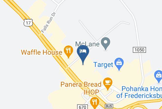 Stafford - Clarion Inn Fredericksburg Maps