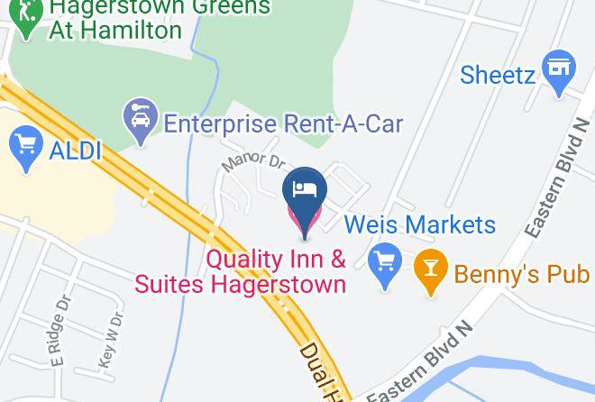 Washington - Quality Inn & Suites Hagerstown Maps