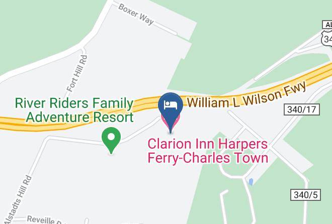 Jefferson - Clarion Inn Harpers Ferry Charles Town Maps