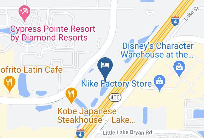 Orange - Rosen Inn Lake Buena Vista Maps