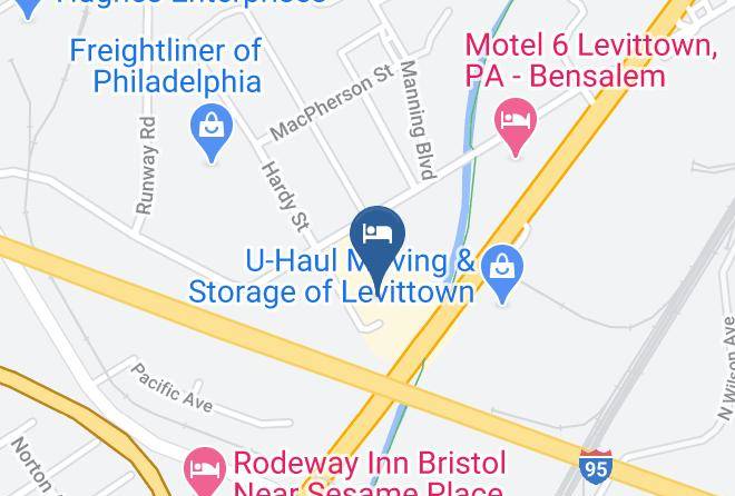Bucks - Clarion Inn Philadelphia Levittown Langhorne Maps