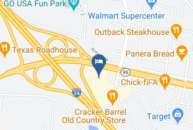 Rutherford - Clarion Inn Murfreesboro Maps