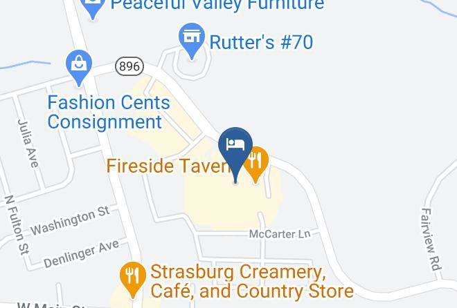 Lancaster - Clarion Inn Strasburg Lancaster Maps
