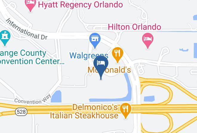 Orange - Midpointe Hotel By Rosen Hotels Maps