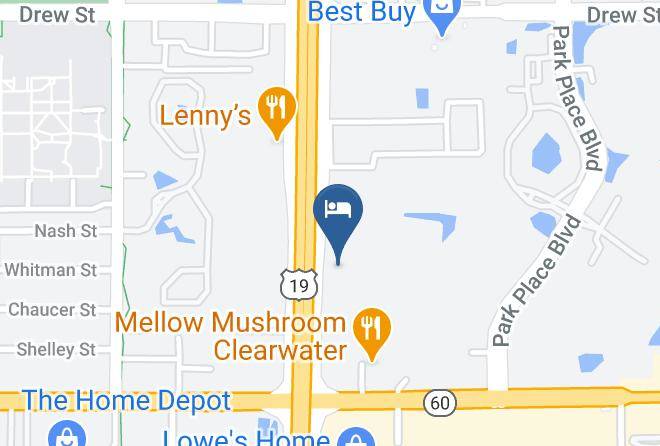 Pinellas - Clarion Inn & Suites Clearwater Central Maps