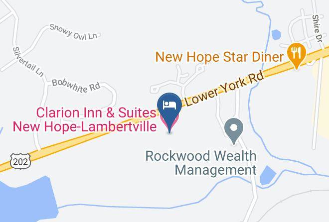 Bucks - Clarion Inn & Suites New Hope Lambertville Maps