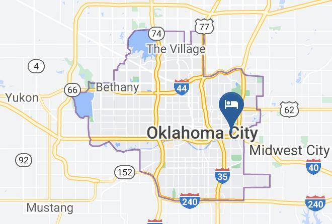 Oklahoma - Clarion Inn & Suites Oklahoma City Near Bricktown Maps