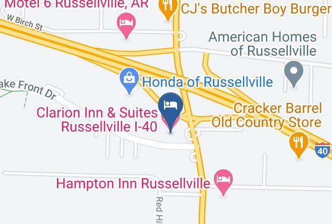 Pope - Clarion Inn & Suites Russellville I 40 Maps