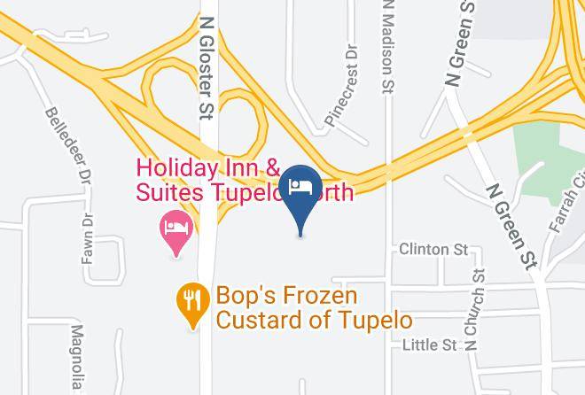 Lee - Studio 6 Suites Tupelo MS North Maps