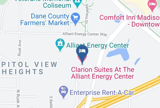 Dane - Clarion Suites At The Alliant Energy Center Maps