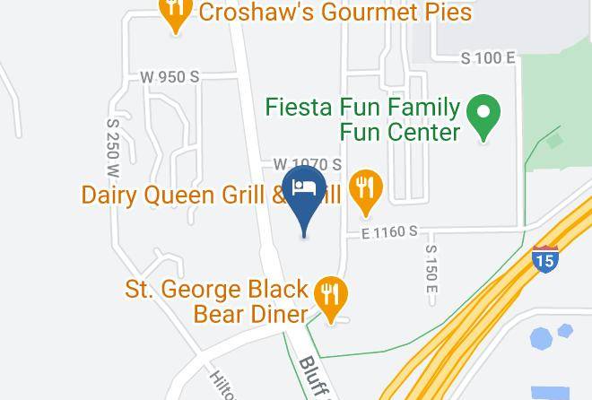 Washington - Quality Inn Saint George South Bluff Maps