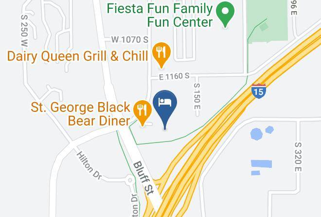 Washington - Clarion Suites St George Convention Center Area Maps