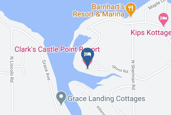 Mason County - Clark's Castle Point Resort Maps