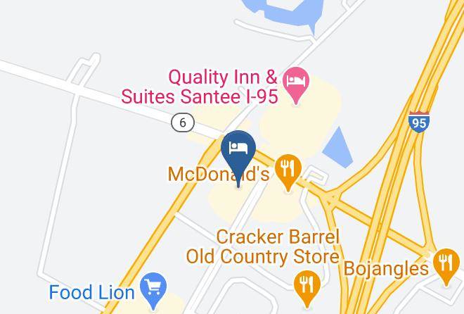 Orangeburg - Clark's Inn Maps