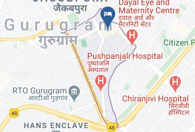 Gurgaon - Clarks Inn Gurgaon Maps