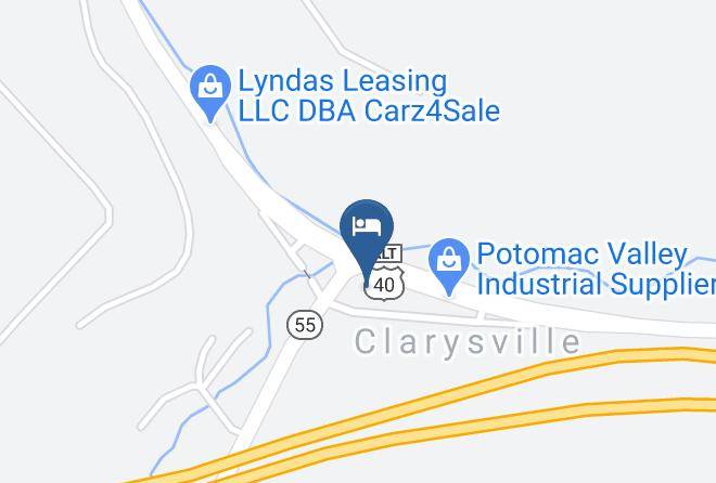 Allegany - Clarysville Motel Maps