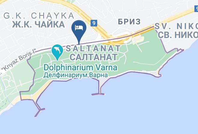 Varna Zhk Chayka - Clasic Hotel Maps