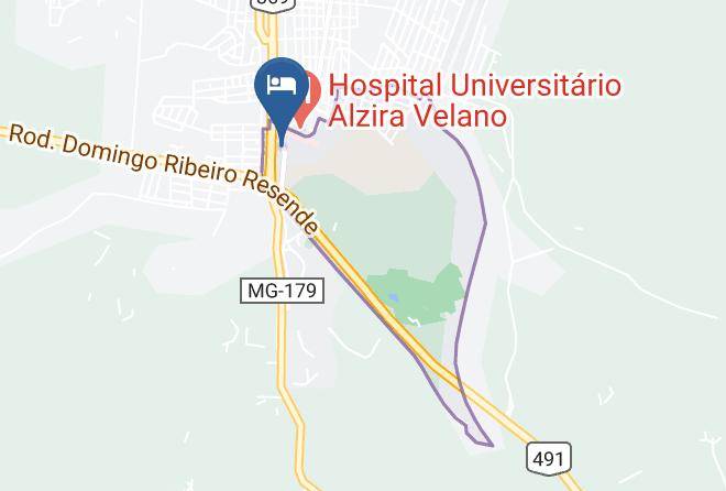 Alfenas - Class Hotel Alfenas Maps