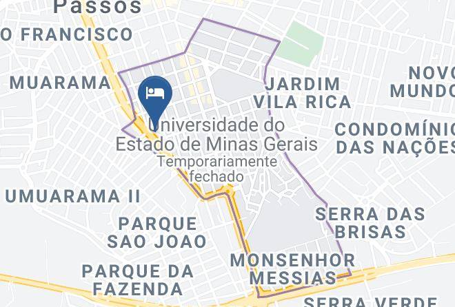 Passos - Class Hotel Passos Maps