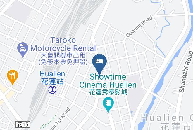 Classic City Resort Mapa - Taiwan - Hualiennty