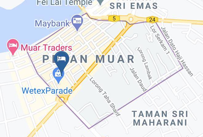 Muar District - Classic Hotel Muar Maps