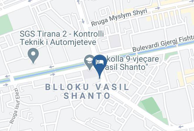 Classic Hotel Tirana Map