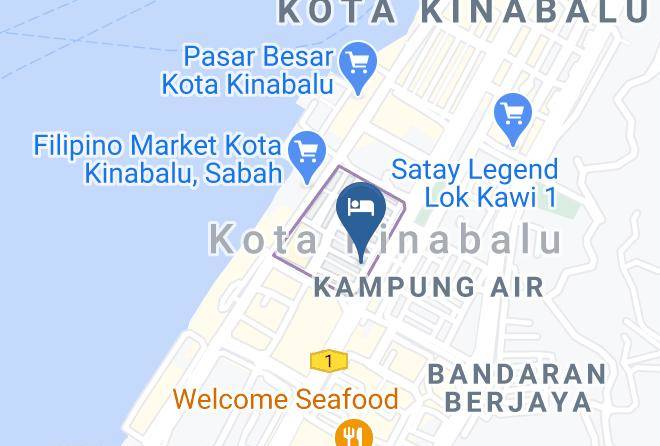 Westst Division - Classic Kinabalu Hotel Maps