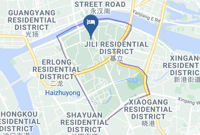 Guangzhou - Guangdong Provincial Party School Building Hotel Maps