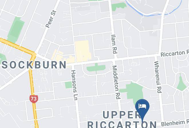 Christchurch - Classique Lodge Motel Maps