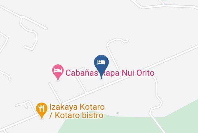 Easter Island - Hare Rau Cabanas Claudia Maps
