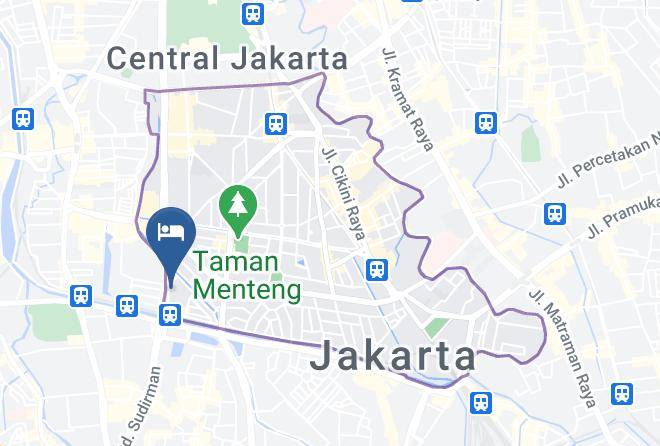 Central Jakarta - Clay Hotel Jakarta Maps