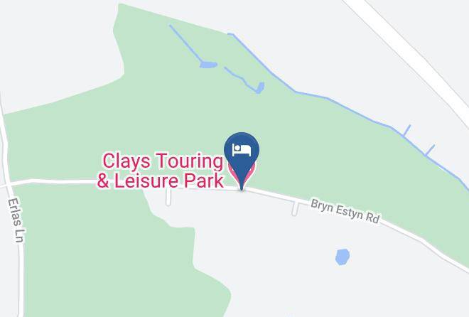 Wrexham - Clays Touring & Leisure Park Maps