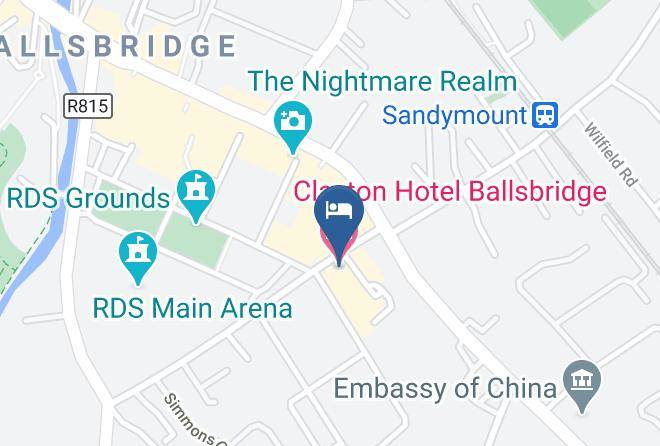 Dublin City - Clayton Hotel Ballsbridge Maps