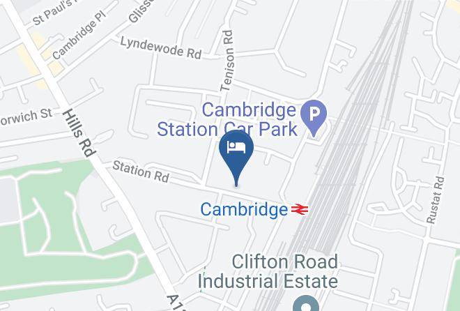 Cambridgeshire - Clayton Hotel Cambridge Maps