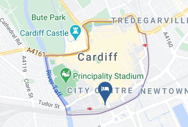 Cardiff - Clayton Hotel Cardiff Maps