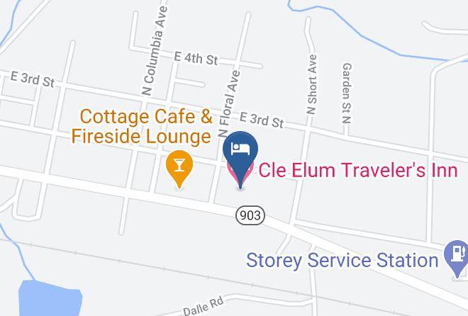 Kittitas - Cle Elum Traveler's Inn Maps