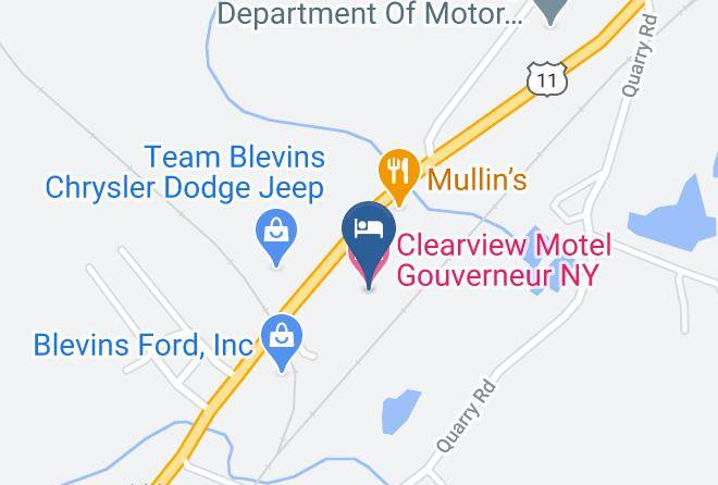 St Lawrence - Clearview Motel Gouverneur Ny Maps